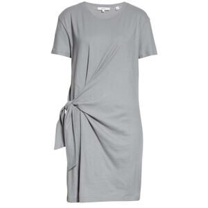 Vince Side Tie Cotton t shirt  Dress‎